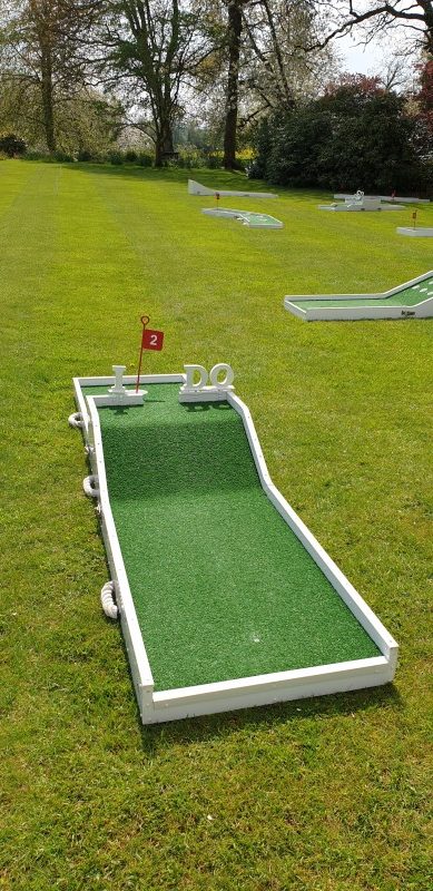 Homme House with crazy golf