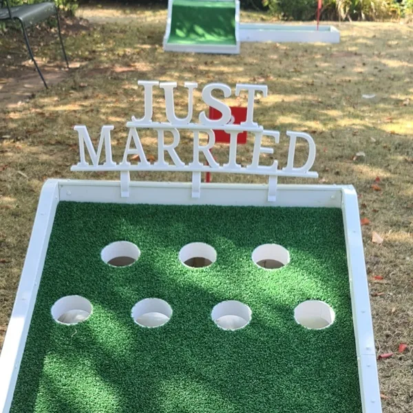 Just married add on on our crazy golf course